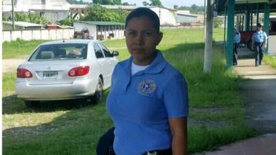 La agente de la DPI, Francisca Martínez, falleció este viernes.