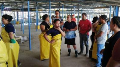 El alcalde de La Lima explicando los motivos de su molestia.