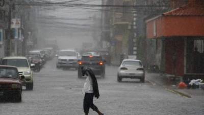 Imagen ilustrativa de lluvias en el territorio nacional.