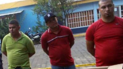Dos nicaragüenses y los policías hondureños fueron capturados en Chinandega.
