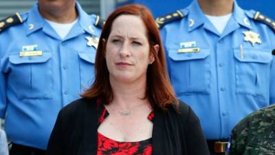 La encargada de negocios de Estados Unidos en Honduras, Heide Fulton.