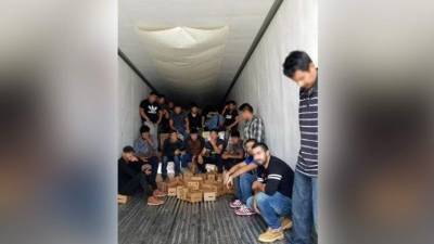 Los indocumentados fueron arrestados. Foto: Reforma