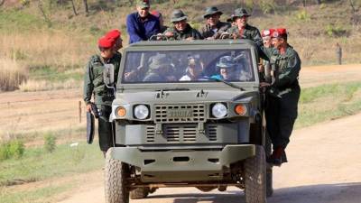 Ejército de Venezuela en medio de la crisis política.