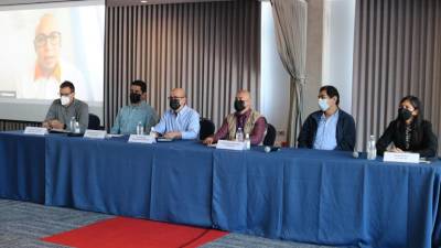 Conferencia de prensa realizada en Tegucigalpa para abordar la problemática que enfrenta este sector vulnerable del país.