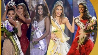 Tres venezolanas, dos africanas, una mexicana, una colombiana, una estadounidense, una filipina y una francesa componen las últimas diez Miss Universo elegidas. Te dejamos esta fotogalería para puedas saber de ellas, y a qué se dedican ahora, después de la corona.