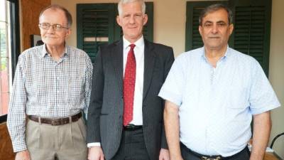 Gregory Werner, William Rowland y Karim Qubain.