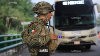 4 estados vigilados, de ellos, Chiapas es el que más retenes y operativos tiene en ciudades, ejes carreteros, zonas rurales y montañas. Fotos: Andro Rodríguez