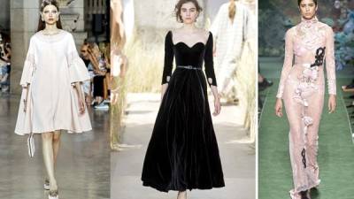 Dior y Chanel incluyeron el rosa y el negro en sus colecciones.