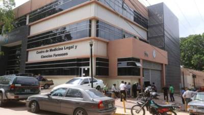 Instalaciones de Medicina Forense en Tegucigalpa.