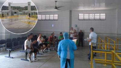 Momento en que se realizaba la inspección a lo interno de la prisión de máxima seguridad.