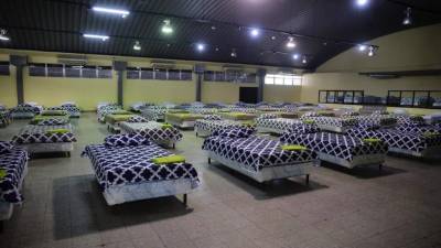 Las autoridades han equipado los diferentes centros de aislamiento para recibir a hondureños retornados y que estos cumplan su cuarentena.
