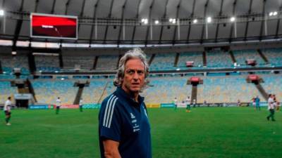 Fotografía del pasado 14 de marzo, del entrenador del Flamengo, Jorge Jesus.