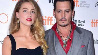 Amber Heard y Johnny Depp.