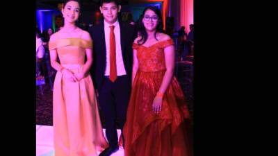 Marcela Galo, Hammerly Cálix y Daniela Borjas.