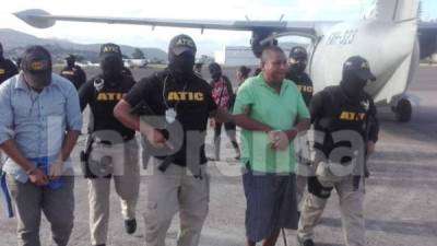 Estas personas fueron detenidas el pasado 31 de julio en el caserío Humuya de Puerto Lempira, Gracias a Dios.