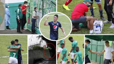 Las imágenes del clásico que le ganó el Motagua (0-1) al Marathón en el estadio Yankel Rosenthal por la jornada 2 del Torneo Clausura 2021. Fotos Neptalí Romero