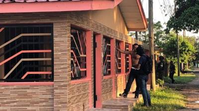 Una casa que iba a ser allanada en La Lima.