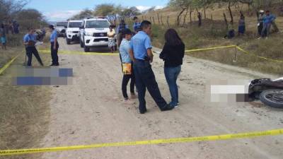 Los cuerpos de los jóvenes serán llevados a Medicina Forense del Ministerio Público, en Tegucigalpa.