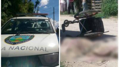 El policía Cristian Jesús Ochoa Reyes resultó herido después de que los delincuentes asesinaran a balazos a Johny Ariel Carrasco (23).