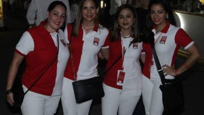 Elisa Kattán, Ilse Suazo, Karla Funez y Andrea Quintana.