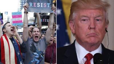 Cientos de personas han protestado contra el anuncio del presidente Donald Trump. EFE/Archivo