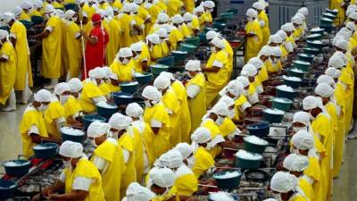 Planta de camarón en la zona sur.