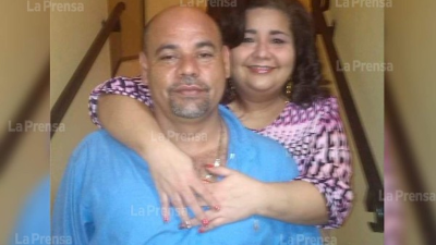 Una fotografía de Hilda Lisseth Godoy y su esposo Osman Flores.