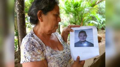 La madre de Melbin René Sánchez espera volver a ver su hijo.