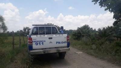 Lugar de la escena del crimen.