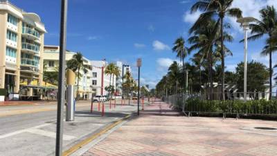 Los residentes de Miami están obligados a permanecer en sus casas.