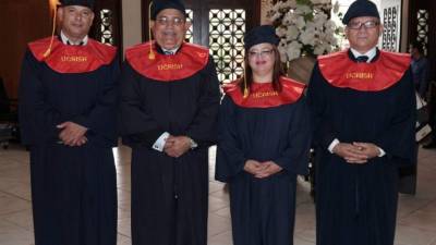 Selvin Zepeda, Ramón Ponce, Nadia Rivera y Gustavo Mendoza.