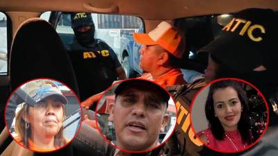 Los tres fueron capturados el mismo día en Tegucigalpa y Santa Rosa de Copán.
