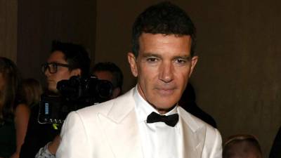 El cantante español, Antonio Banderas. Foto: AFP