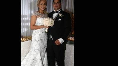 Los esposos Dayana Muñoz y David López.