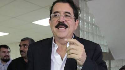 El expresidente hondureño Manuel Zelaya Rosales. Foto de archivo.