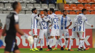 El Pachuca ya vence por la mínima a los albos. Foto Esto en Línea.