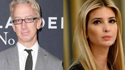 Andy Dick aparece tocando inapropiadamente a Ivanka frente a las cámaras- Fotos archivos.
