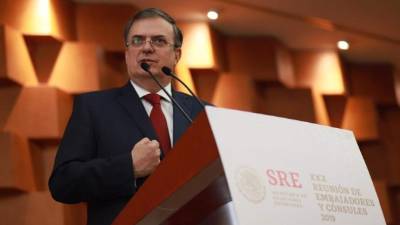 Marcelo Ebrard, Canciller de México.