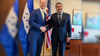 El presidente Juan Orlando Hernández se reunió con Adam Boehler, CEO de la Coorporación para el Desarrollo Financiero de Estados Unidos.