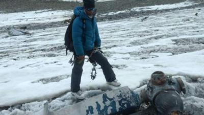 El cuerpo del soldado indio fue encontrado en un glaciar.