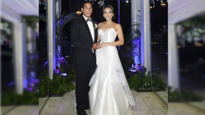 Marco Tulio Gámez y Carolina Patricia Santos.