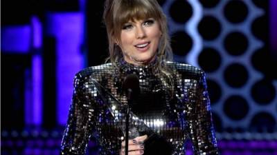 Taylor Swift se coronó como la artista del año. AFP.