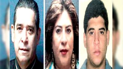 Francisco Arturo Mejía, su esposa Waldina Lizzette Salgado Pérez y Roberto Mejía Salgado