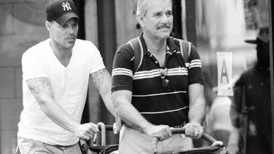 Ricky Martin junto a su padre. /Instagram.