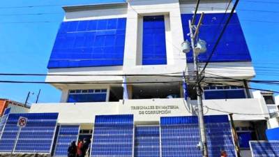 Instalaciones de los tribunales en materia de corrupción.