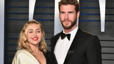 Miley Cyrus y Liam Hemsworth.