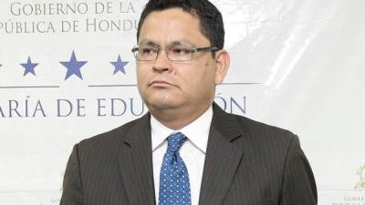 El ministro Marlon Escoto.