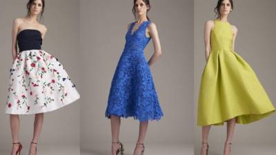 Un escote discreto es lo recomendado. Los vestidos de blonda siguen vigentes. Arriésgate a usar otros colores.