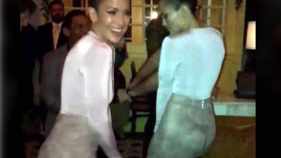 El video fue grabado por una de las amigas de Jennifer López durante una fiesta