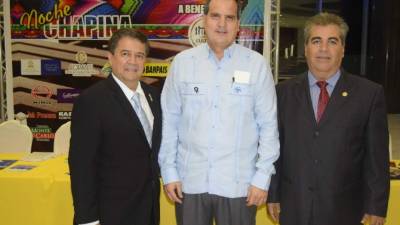 Mario Soto, Julio Grazioso y Luis Ferraté.